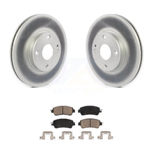 Load image into Gallery viewer, Front Coated Disc Brake Rotors And Ceramic Pads Kit For Toyota Yaris iA Scion