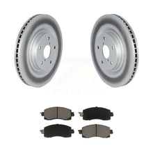 Charger l&#39;image dans la galerie, Front Coated Disc Brake Rotors And Ceramic Pads Kit For Subaru Forester