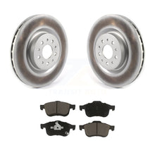 Charger l&#39;image dans la galerie, Front Coated Disc Brake Rotor &amp; Ceramic Pad Kit For 2015-2021 Ram ProMaster City