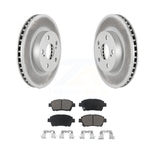 Load image into Gallery viewer, Front Coated Disc Brake Rotors And Ceramic Pads Kit For 2004-2009 Toyota Prius