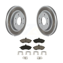 Charger l&#39;image dans la galerie, Front Coated Disc Brake Rotors And Ceramic Pads Kit For Hyundai Elantra