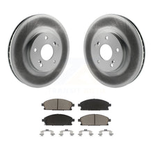 Charger l&#39;image dans la galerie, Front Coated Disc Brake Rotors And Ceramic Pads Kit For 2003-2006 Acura MDX