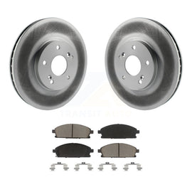 [Front] 2003-2006 Acura MDX Premium Coated Rotors & Ceramic Pads Brake Kit For Max Braking