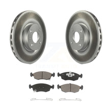 Load image into Gallery viewer, Front Coated Disc Brake Rotors And Ceramic Pads Kit For Fiat 500