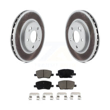 Charger l&#39;image dans la galerie, Front Coated Disc Brake Rotor &amp; Ceramic Pad Kit For 2006-2011 Mercedes-Benz B200