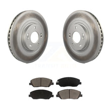 Load image into Gallery viewer, Front Coated Disc Brake Rotors And Ceramic Pads Kit For Hyundai Santa Fe XL