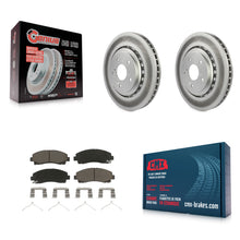 Charger l'image dans la galerie, [Front] 2015-2020 Acura TLX Premium Coated Rotors &amp; Ceramic Pads Brake Kit For Max Braking
