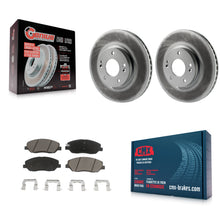 Charger l'image dans la galerie, [Front] 2007-2009 Hyundai Santa Fe Premium Coated Rotors &amp; Ceramic Pads Brake Kit For Max Braking