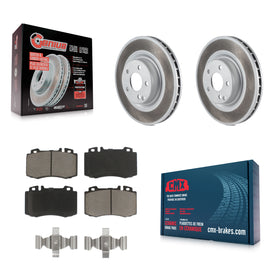 Front Coat Disc Brake Rotor Ceramic Pad Kit For Mercedes-Benz CLS550 CLS500 E550