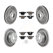 Load image into Gallery viewer, Front Rear Coated Disc Brake Rotors And Ceramic Pads Kit For BMW X5