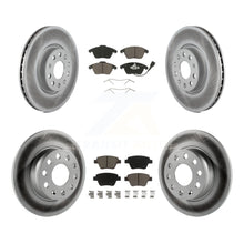 Charger l'image dans la galerie, Front Rear Coated Disc Brake Rotor And Ceramic Pad Kit For Volkswagen Beetle GTI