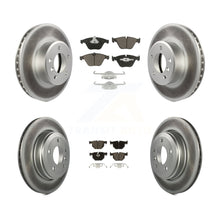 Load image into Gallery viewer, Front Rear Coated Disc Brake Rotors And Ceramic Pads Kit For BMW 530i 525i 528i