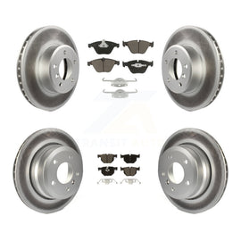 Front Rear Coat Brake Rotor Ceramic Pad Kit For BMW 530xi 535xi 528i xDrive 535i