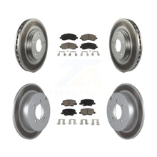 Load image into Gallery viewer, Front Rear Coated Brake Rotor Ceramic Pad Kit For 2013 Mitsubishi Outlander 3.0L