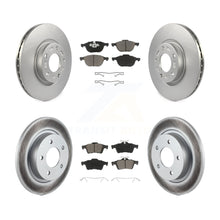 Load image into Gallery viewer, Front Rear Coated Disc Brake Rotors And Ceramic Pads Kit For Mazda 3 Sport