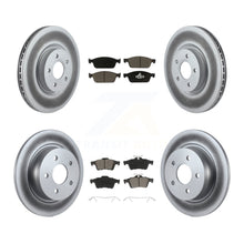 Load image into Gallery viewer, Front Rear Coat Disc Brake Rotor Ceramic Pad Kit For Ford Escape Transit Connect