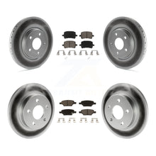 Charger l'image dans la galerie, Front Rear Coat Brake Rotor Ceramic Pad Kit For Chevrolet Malibu Pontiac G6 Aura