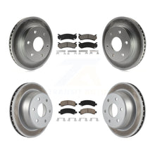 Load image into Gallery viewer, Front Rear Coat Brake Rotors Ceramic Pad Kit For Chevrolet Tahoe GMC Suburban XL