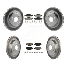 Charger l'image dans la galerie, Front Rear Coated Brake Rotors Ceramic Pad Kit For Ford Explorer Taurus Flex MKT