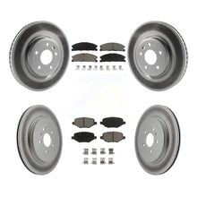 Load image into Gallery viewer, [Front+Rear] 2013 Ford Explorer Sport Premium Coated Rotors &amp; Ceramic Pads Brake Kit For Max Braking