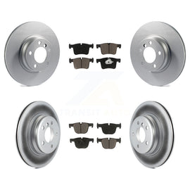 Front Rear Coat Disc Brake Rotors Ceramic Pad Kit For BMW 428i Gran Coupe xDrive