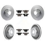 Front Rear Coat Disc Brake Rotors Ceramic Pad Kit For BMW 428i Gran Coupe xDrive