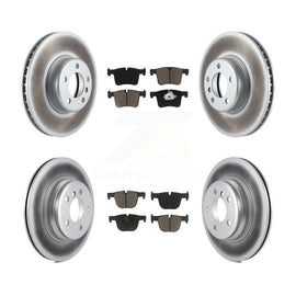 Front Rear Coated Brake Rotor & Ceramic Pad Kit For BMW 435i 335i xDrive GT Gran