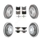 Front Rear Coat Brake Rotor Ceramic Pad Kit For BMW 335i 340i xDrive 435i 440i 3