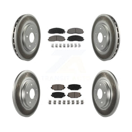 Front Rear Coat Brake Rotor Ceramic Pad Kit For Dodge Grand Caravan Journey Town