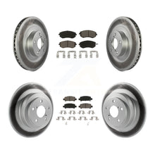 Charger l'image dans la galerie, Front Rear Coat Disc Brake Rotors Ceramic Pad Kit For Subaru Outback Legacy Baja