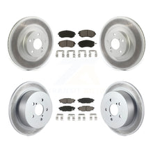 Load image into Gallery viewer, Front Rear Coated Disc Brake Rotor And Ceramic Pad Kit For Subaru Outback Legacy