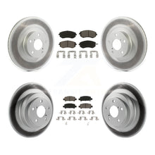 Load image into Gallery viewer, [Front+Rear] 05-06 Subaru Baja Turbocharged Premium Coated Rotors &amp; Ceramic Pads Brake Kit For Max Braking