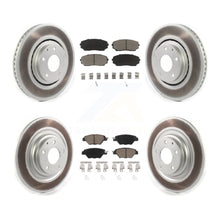 Load image into Gallery viewer, [Front+Rear] 2016-2022 Mazda CX-9 Premium Coated Rotors &amp; Ceramic Pads Brake Kit For Max Braking
