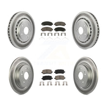 Load image into Gallery viewer, [Front+Rear] 2015-2020 Acura TLX Premium Coated Rotors &amp; Ceramic Pads Brake Kit For Max Braking