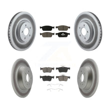 Load image into Gallery viewer, Front Rear Coated Disc Brake Rotor &amp; Ceramic Pad Kit For Ford Escape Lincoln MKC