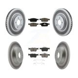 Front Rear Coated Disc Brake Rotor & Ceramic Pad Kit For Ford Escape Lincoln MKC