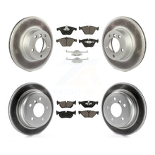 Load image into Gallery viewer, Front Rear Coated Disc Brake Rotors Ceramic Pad Kit For BMW 328i xDrive X1 328xi