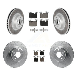 Front Rear Coat Brake Rotors Ceramic Pad Kit For BMW 428i 228i xDrive Gran Coupe