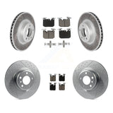 Front Rear Coat Brake Rotors Ceramic Pad Kit For BMW 428i 228i xDrive Gran Coupe