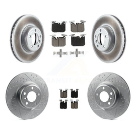 Front Rear Coat Brake Rotors Ceramic Pad Kit For BMW 428i 228i xDrive Gran Coupe