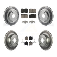 Load image into Gallery viewer, Front Rear Coated Brake Rotor Ceramic Pad Kit For Mercedes-Benz C230 C320 SLK350