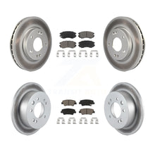 Load image into Gallery viewer, Front Rear Coat Brake Rotor Ceramic Pad Kit For 10 Hyundai Elantra From 03 23