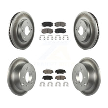 Charger l'image dans la galerie, [Front+Rear] 2012-2013 Kia Soul Premium Coated Rotors &amp; Ceramic Pads Brake Kit For Max Braking
