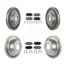 Load image into Gallery viewer, Front Rear Coated Brake Rotor &amp; Ceramic Pad Kit For Kia Sorento Hyundai Santa Fe