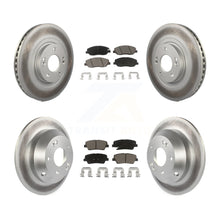 Load image into Gallery viewer, Front Rear Coated Disc Brake Rotors Ceramic Pad Kit For Hyundai Santa Fe XL 3.3L