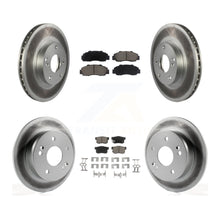 Load image into Gallery viewer, [Front+Rear] 1998-2002 Honda Accord 3.0L Premium Coated Rotors &amp; Ceramic Pads Brake Kit For Max Braking
