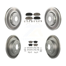 Load image into Gallery viewer, [Front+Rear] 2016 Acura ILX Premium Coated Rotors &amp; Ceramic Pads Brake Kit For Max Braking