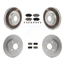 Load image into Gallery viewer, [Front+Rear] 2014-2019 Ford Fiesta ST Premium Coated Rotors &amp; Ceramic Pads Brake Kit For Max Braking