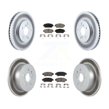 Charger l&#39;image dans la galerie, [Front+Rear] 2004-2010 Toyota Sienna Premium Coated Rotors &amp; Ceramic Pads Brake Kit For Max Braking