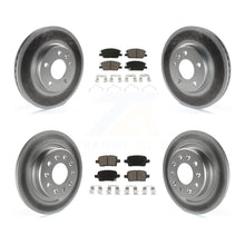 Load image into Gallery viewer, Front Rear Coated Brake Rotor &amp; Ceramic Pad Kit For Chevrolet Equinox Malibu GMC